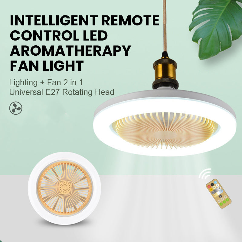 Intelligente LED Plafondlamp met Aromatherapie en Ventilator - LumiZen