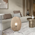 Trendy Rattan Vloerlamp voor Moderne Interieurs – Zanova