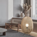 Trendy Rattan Vloerlamp voor Moderne Interieurs – Zanova