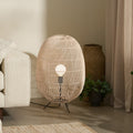 Trendy Rattan Vloerlamp voor Moderne Interieurs – Zanova
